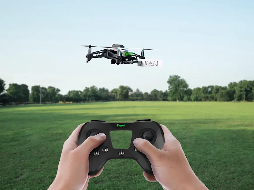Animation drone volant